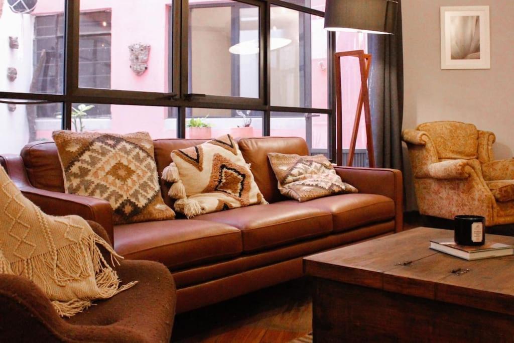 New Mex Inspired Bo-Ho Chic Apartment With Private Patio And Roof Terrace Mexico Extérieur photo